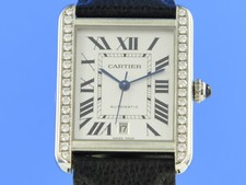Cartier Tank Solo XL Sekundärer Diamantbesatz vom Uhrencenter Berlin 25040