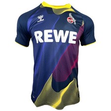 Hummel 1.FC Köln Tortwarttrikot Trikot Effzeh FCK Saison 2024/2025 Gr.M Blau