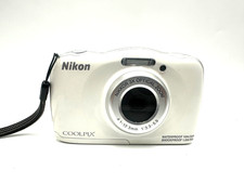 Nikon Coolpix S33 - Digitalkamera - Weiß - 13 MP - wasserdicht - funktioniert