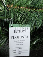 BUTLERS FLORISTA Tannengirlande Länge 270cm NEU