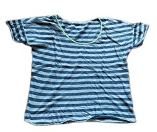 T-Shirt *closed*streifen*gestreift*blau* L