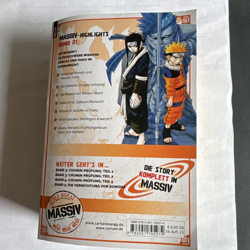 Carlsen manga naruto massiv - carlsen,