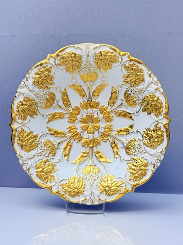 Meissen prunkteller gold - prunkteller,,