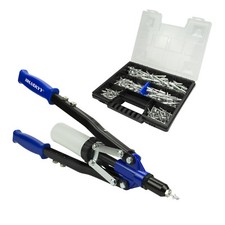 HASKYY® Nietzange Blindnietzange Hebelnietzange 3,2mm-6,4mm inkl. 150 Alunieten