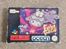 #SN 05 Super Nintendo Spiel "Eek! The Cat", Anleitung, OVP, Klarsichtbox!