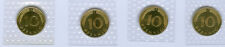 BRD  10 Pfennig  DFGJ  stempelglanz oBH  (Wählen Sie unter: 1974 - 1990)