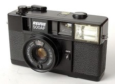 Revue 500AF Analog Kompakt Kamera, Revuenon 2,8 / 38 mm Lens Objektiv 