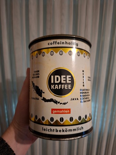 Kaffeedose blech idee - kaffeedose,