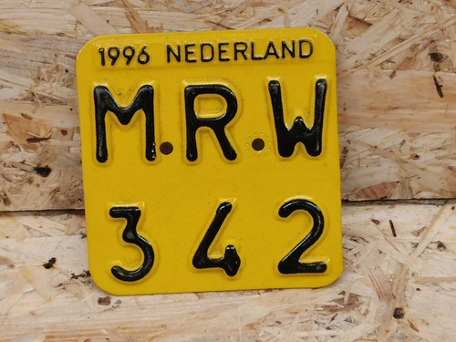 Nummernschild niederlande 1996 - nummernschild,