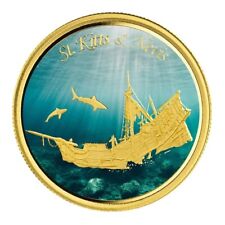 1 oz St. Kitts & Nevis  Goldmünze EC8 - Shipwreck 2021