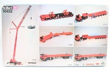 Kibri 10452 H0 Bausatz Gottwald Teleskopkran mit 6x LKW Unmontiert Komplett Set