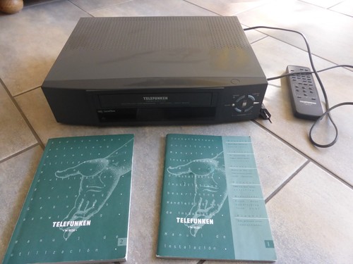 Vhs videorecorder telefunken - videorecorder,