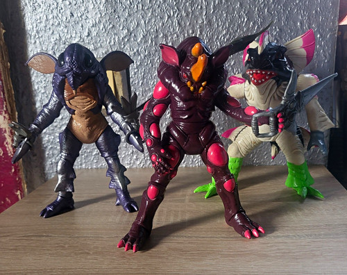 3er set mighty morphin - morphin, power