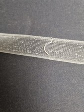 Raffrolloband B105 Gardinenband Bänder zum nähen Transparent Band weiß Näheband