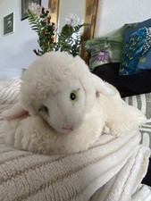 Steiff Lamm 082504 mit Knopf im Ohr, ca. 22cm