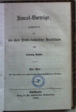 Kanzel-Vorträge gehalten vor