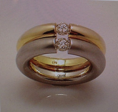 Doppelter spannring carat - spannring,