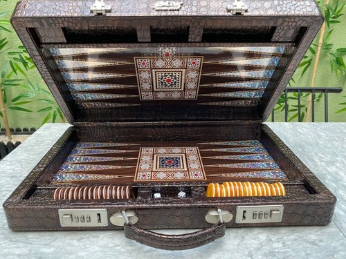 Backgammon set krokodil - backgammon,