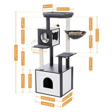 Katzbaum-Turm, Katzentoilette