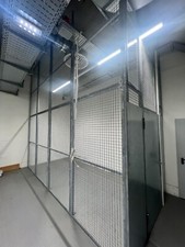 Sicherheitsgitter Käfig Gitterkäfig Tür Raumtrenner Lagerraum