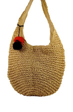 Tasche Stroh Korb geflochten