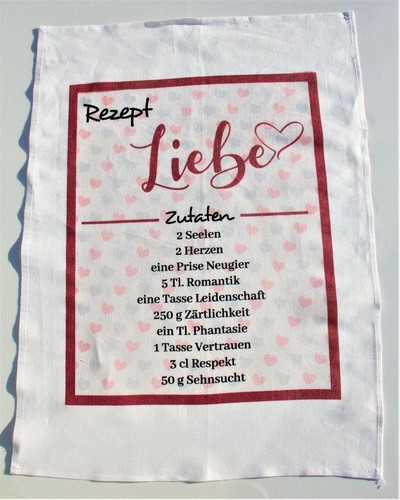 Geschirrtuch bedruckt versch