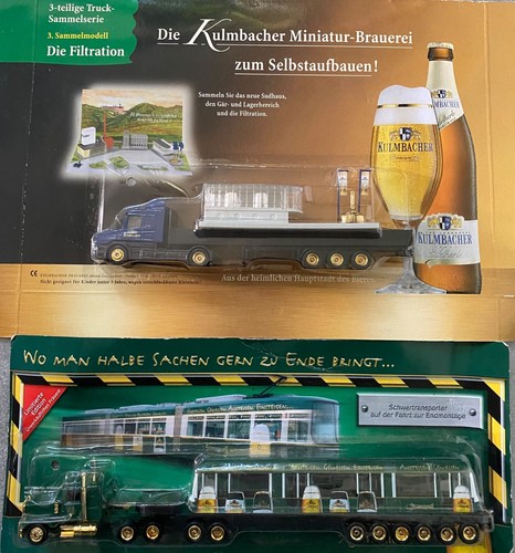 Konvolut modell werbetrucks - konvolut, modell-werbetrucks