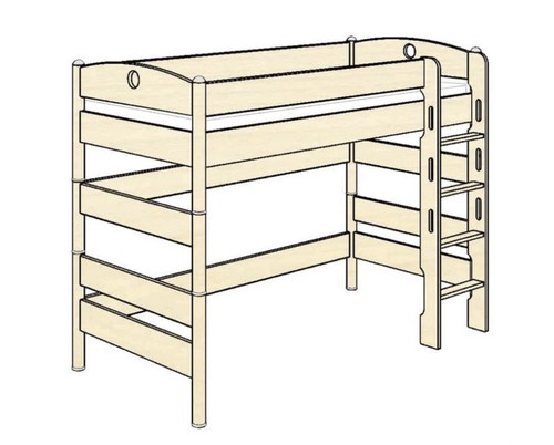 Paidi fleximo hochbett mit - paidi,