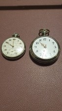 Zwei Schöne Ate Taschenuhren