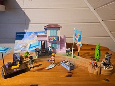 Playmobil 70279 Hafen Cafe, Eisdiele am Hafen mit Zubehör + Anleitung