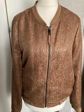 Esprit Bomberjacke Gr S braun/beige
