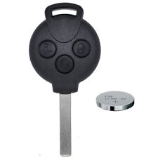 Zünd Schlüssel Funk Fernbedienung Gehäuse Rohling für Smart + Batterie