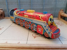 Vintage Blechspielzeug Lokomotive Mountain Special 3671 Modern Toys Japan 50er