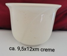 Blumentopf Übertopf Pflanzgefäß CremeWeiß 9,5x12cm Creme 