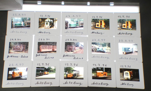 Slides field railways - slides,
