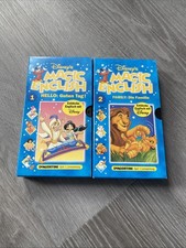 Disney Magic English VHS 1 & 2 Videokassette