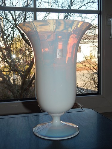 Grosse vase opalin - opalin, glas