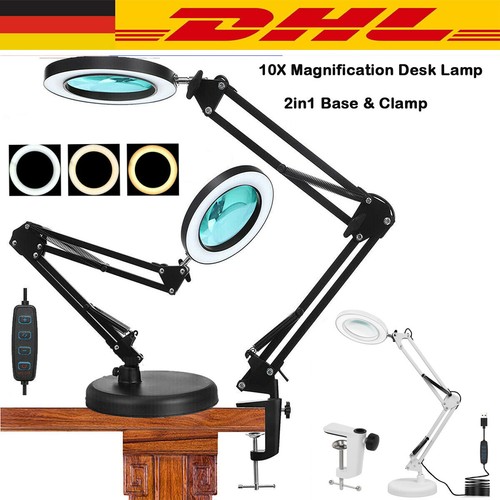 Led lupenleuchte mit - mit, klemme
