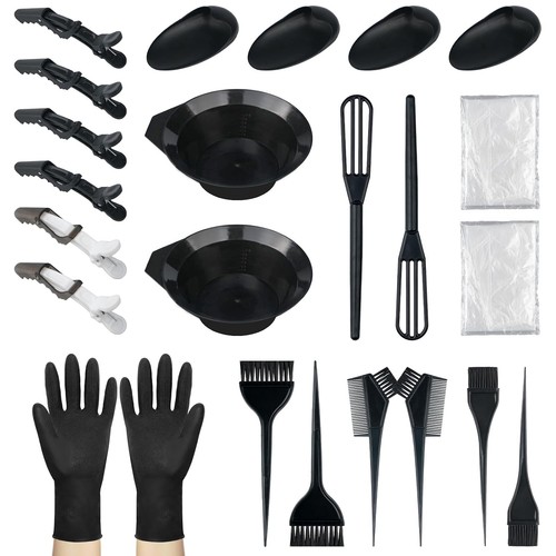 Haarfärbepinsel set teilig - set, 24-teilig
