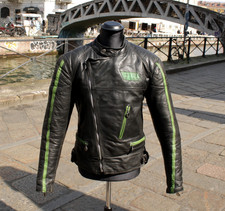 Herren biker grun schwarz
