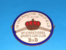 B021982a9170 - Alte Automobil Plakette AVD IV. Intern. Rallye Trifels 1957