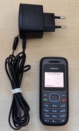 Nokia 1208 schwarz geprüft - nokia,