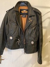 Harley Davidson Lederjacke Schwarz