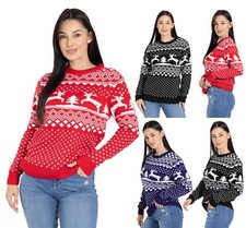 Damen Weihnachts Crew Neck