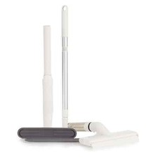 3in1-Fensterwischer mit Knickgelenk, Sprühflasche & Schmutzwassertank inkl. 2 Sc