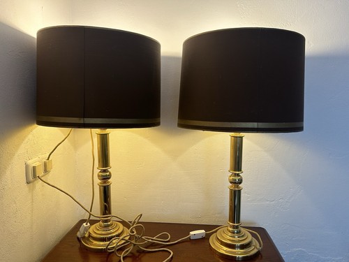 Tischlampe messing leuchter - tischlampe,