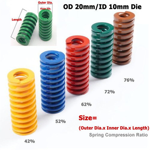 10 mm druckfedern - mm/id,