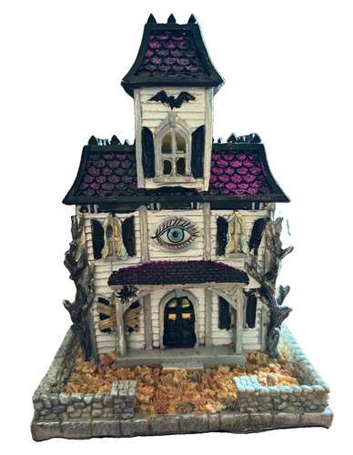 Halloween spukhaus mit led aus - mit,