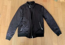 Schwarze pilotenjacke gr - h&m,