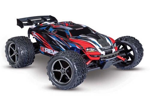 Traxxas slvr revo rot blau - e-revo, rot/blau